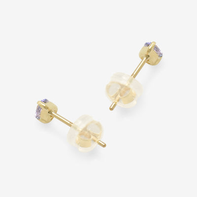 【WEB限定】12月誕生石 K10 イエローゴールド タンザナイト しずく ピアス