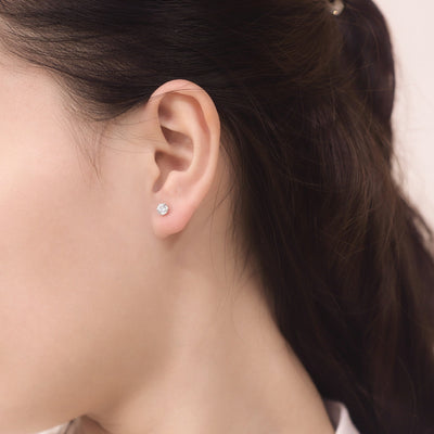 K18 イエローゴールド キュービックジルコニア ピアス