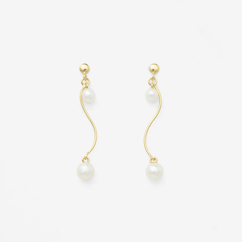 6月誕生石 K10 イエローゴールド 淡水パール ピアス エステールジュエルガーデン(ESTELLE JEWEL GARDEN) 公式通販サイト