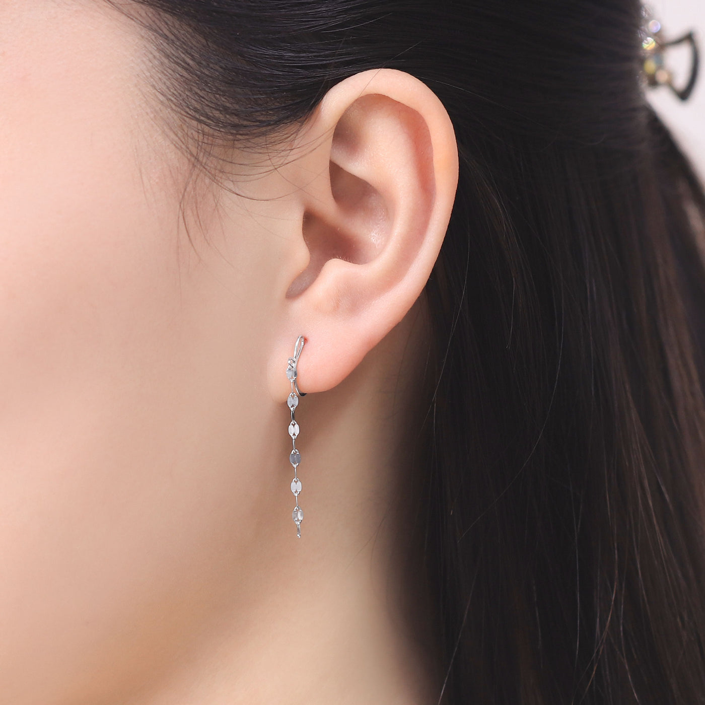 【WEB限定】K10 ホワイトゴールド イヤリング