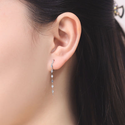 【WEB限定】K10 ホワイトゴールド イヤリング