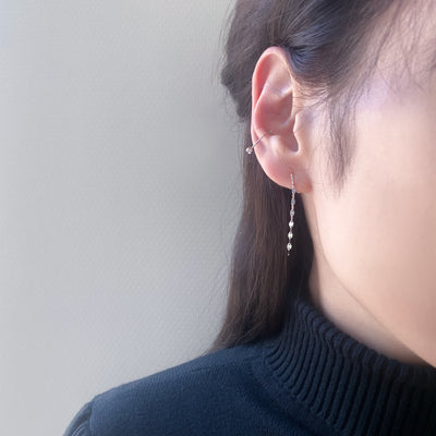 【WEB限定】K10 ホワイトゴールド イヤリング