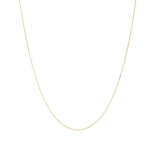 K10 イエローゴールド チェーンネックレス（45cm）