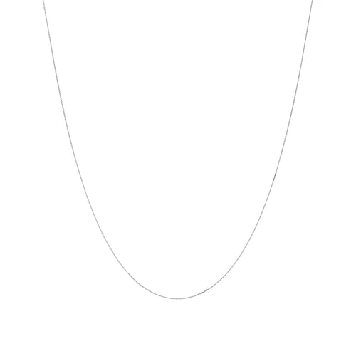 K10 ホワイトゴールド チェーンネックレス（45cm）