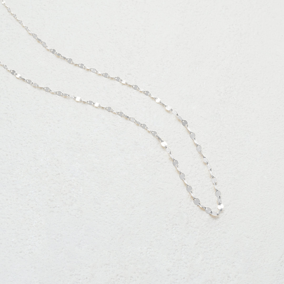 プラチナ ロング デザインネックレス（50cm） （9638068846894