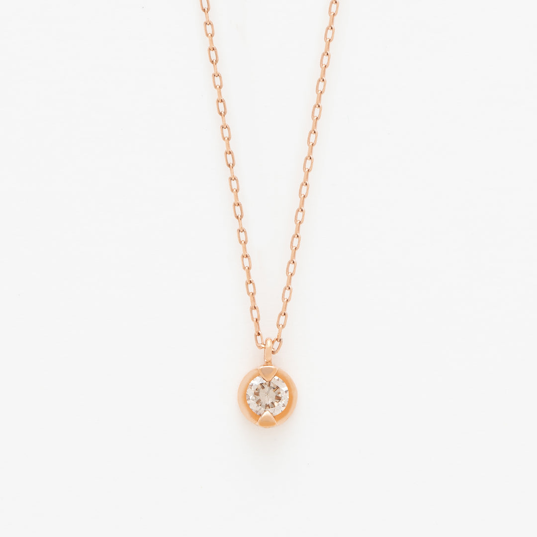 K10 ピンクゴールド ダイヤモンド ネックレス （7282175115421