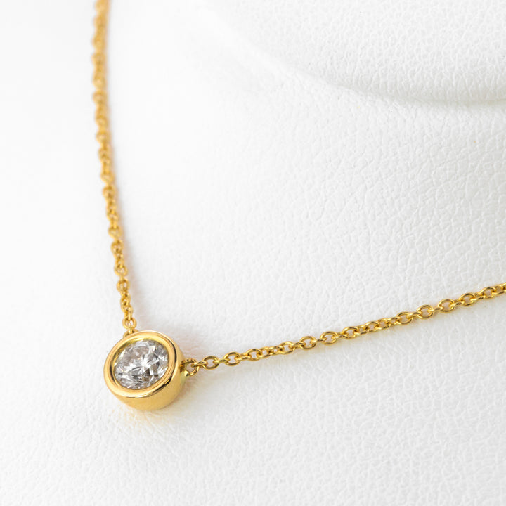 エステールK18 イエローゴールド ダイヤモンド ネックレス WEB限定】K18 イエローゴールド ダイヤモンド ネックレス（0.06ct