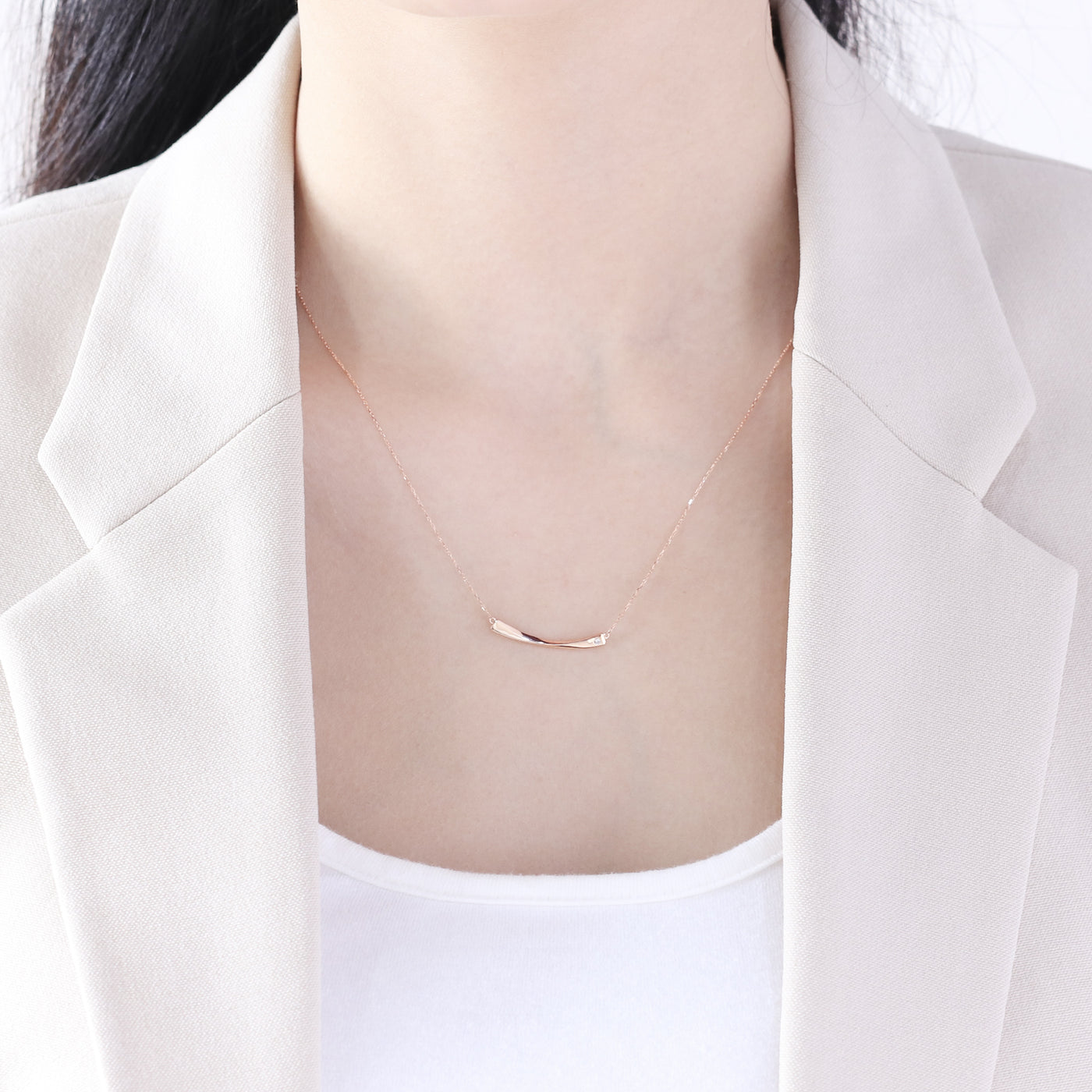 WEB限定】K10 ピンクゴールド ダイヤモンド ネックレス