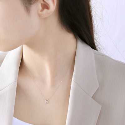 【WEB限定】K10 イエローゴールド ダイヤモンド イニシャル ネックレス（E）