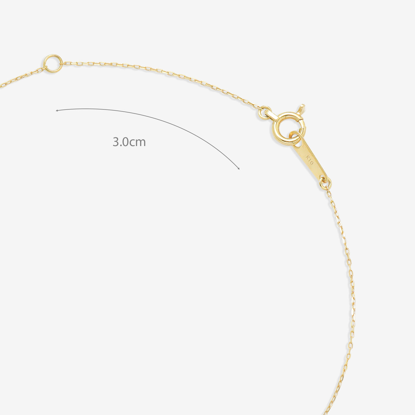 【WEB限定】K10 イエローゴールド ダイヤモンド イニシャル ネックレス（T）