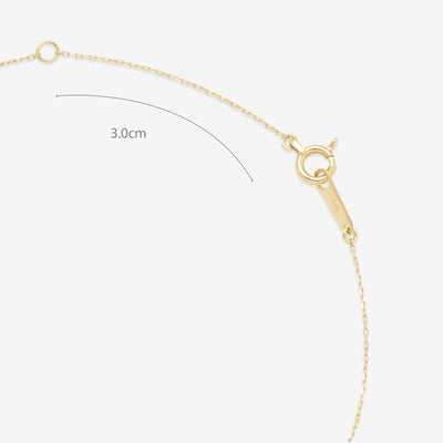 【WEB限定】K10 イエローゴールド ダイヤモンド イニシャル ネックレス（Y）