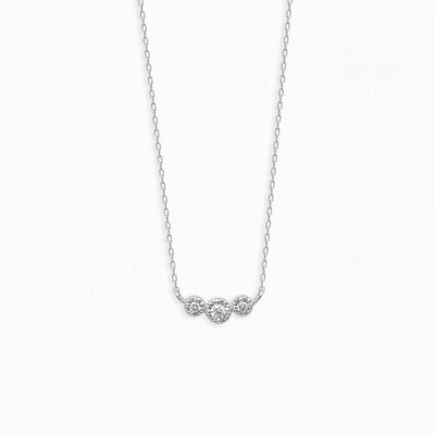 K10 ホワイトゴールド ダイヤモンド ネックレス