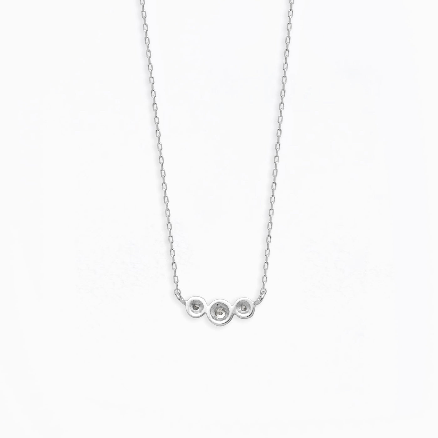 K10 ホワイトゴールド ダイヤモンド ネックレス