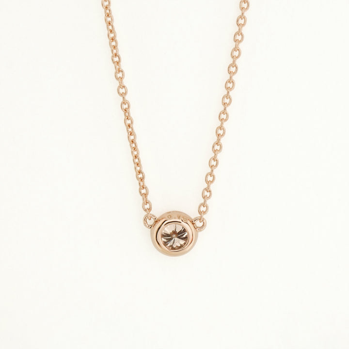 k18 ダイヤモンド ネックレス　ピンクゴールド WEB限定】K18 ピンクゴールド ダイヤモンド ネックレス（0.12ct