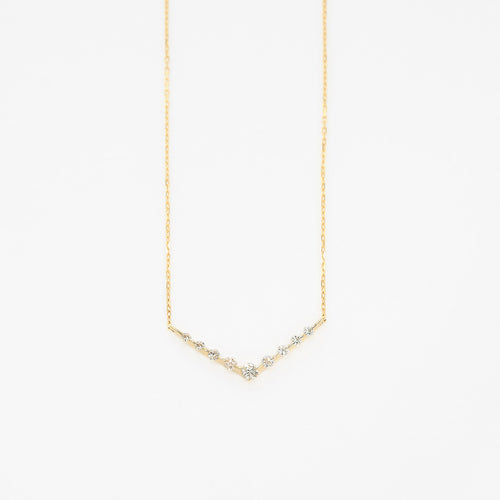 【WEB限定】K10 イエローゴールド ダイヤモンド ネックレス