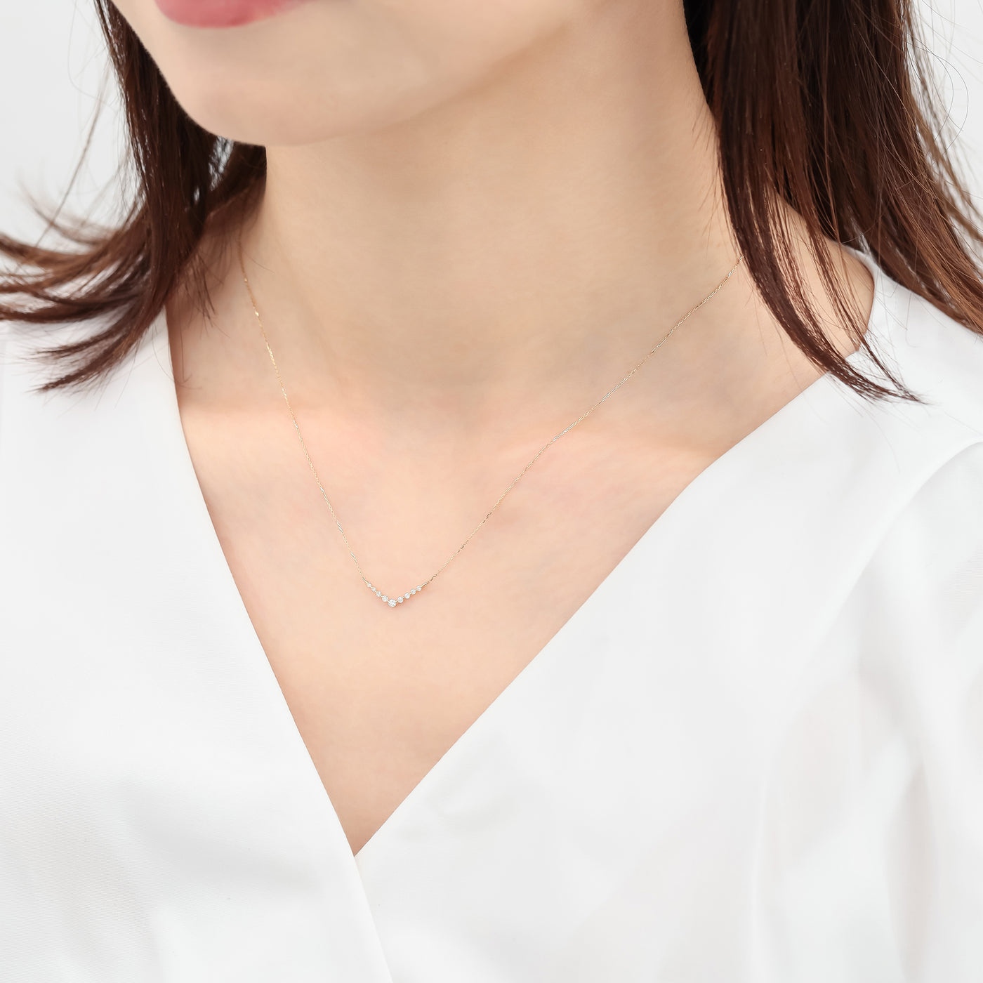【WEB限定】K10 イエローゴールド ダイヤモンド ネックレス