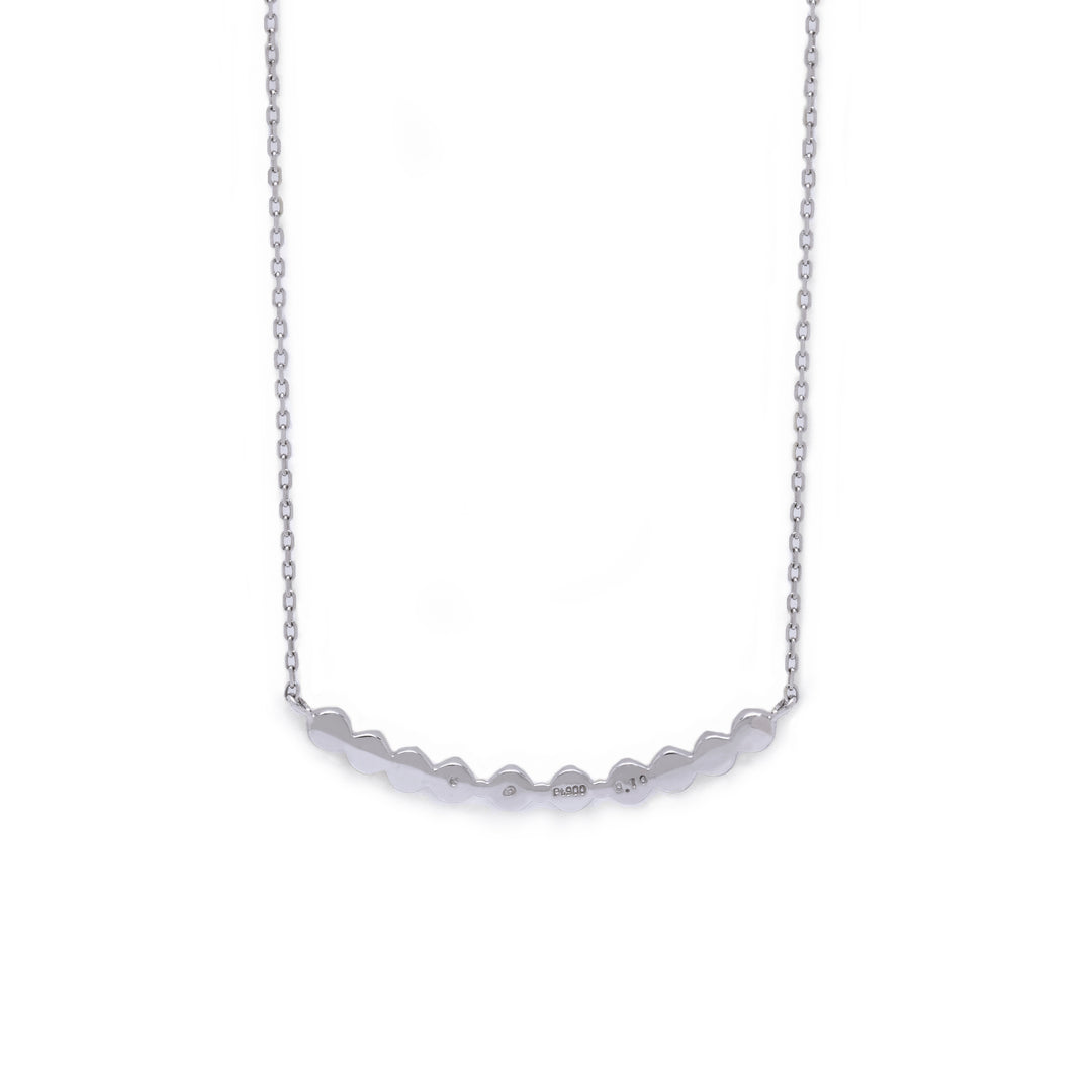 プラチナ ダイヤモンド ネックレス（0.10ct） （7557930254493