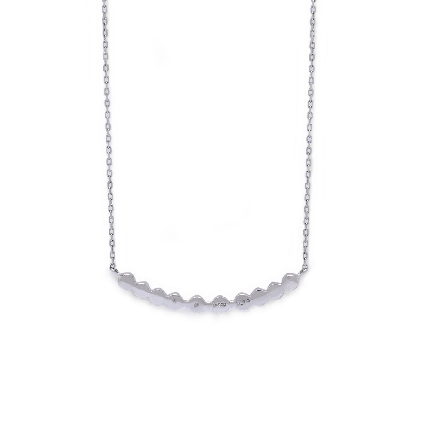プラチナ ダイヤモンド ネックレス（0.10ct） （7557930254493