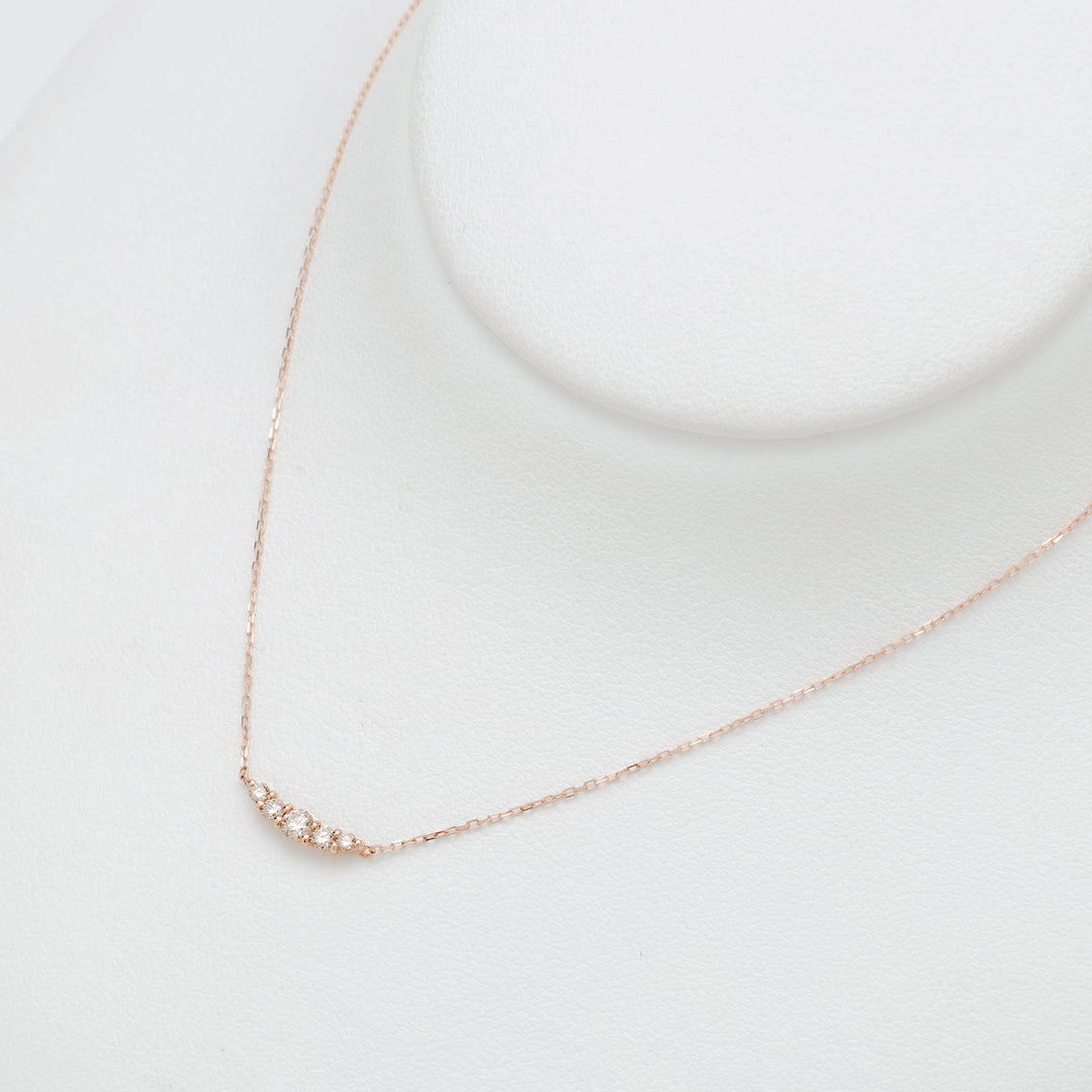 K10 ピンクゴールド ダイヤモンド ネックレス （8065031668014