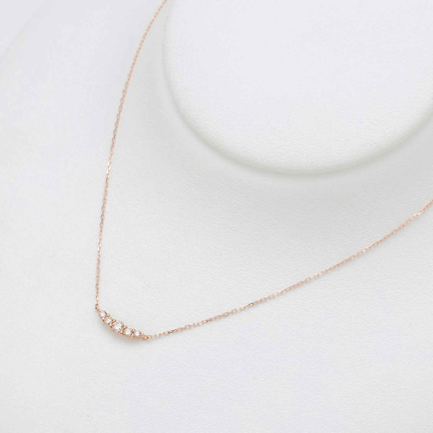 K10 ピンクゴールド ダイヤモンド ネックレス （8065031668014