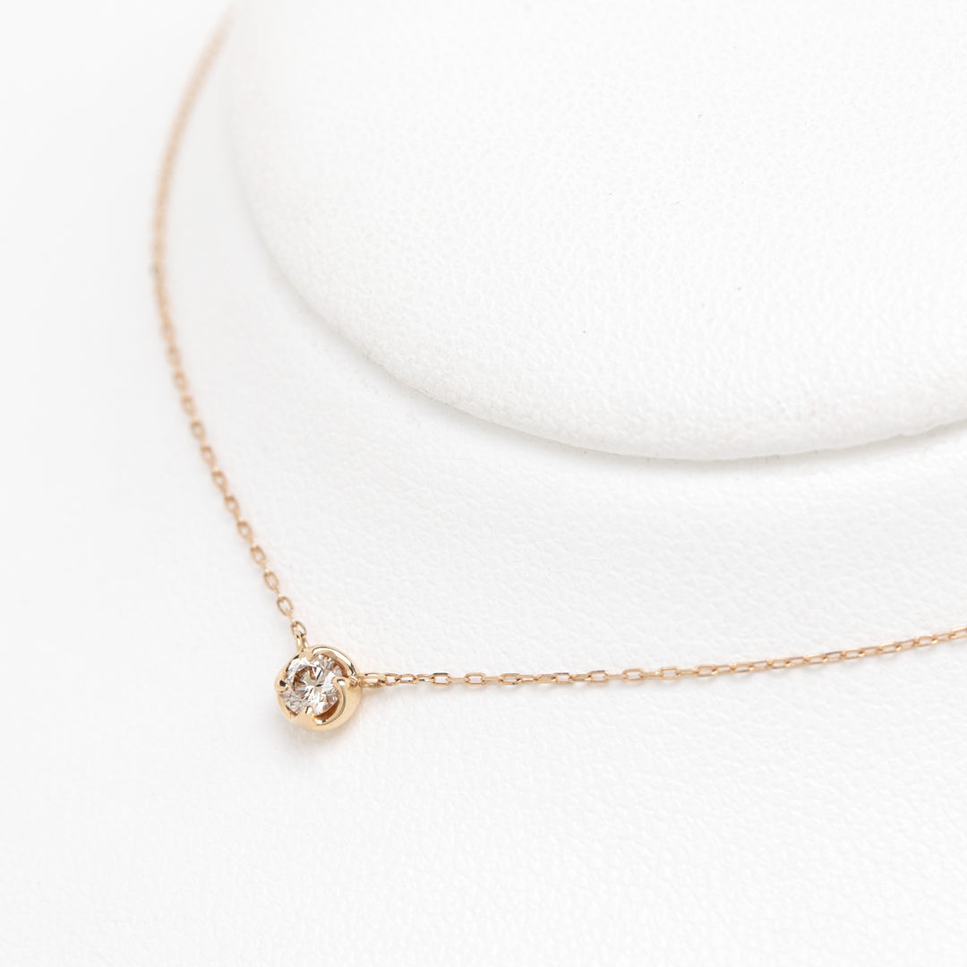 K10 イエローゴールド ダイヤモンド ネックレス （10091822154030