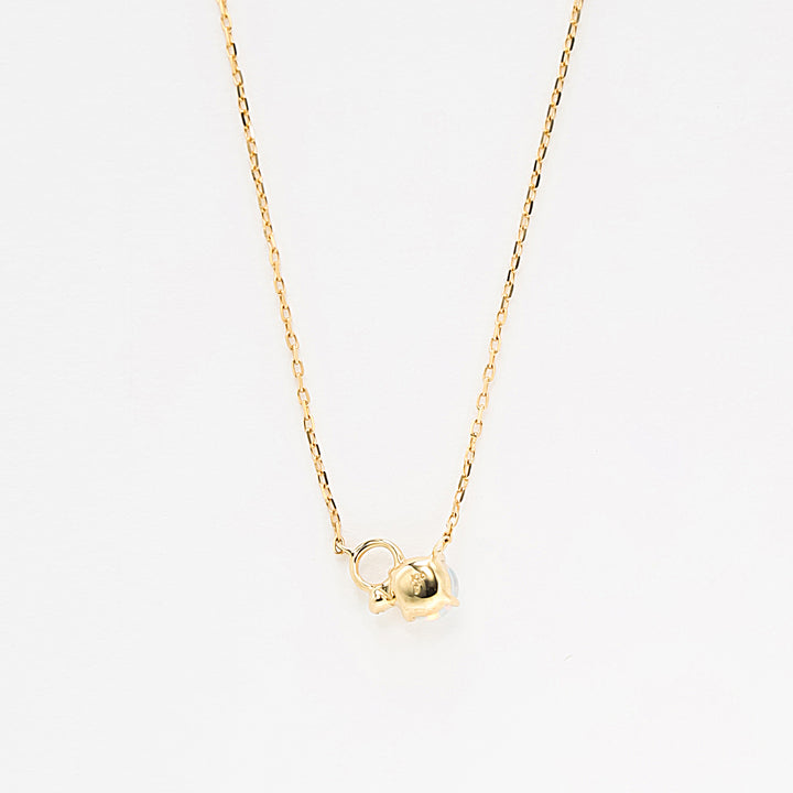 10月誕生石K10 イエローゴールドオパールネックレスESTELLE/エステール WEB限定】10月誕生石 K10 イエローゴールド オパール ネックレス（0452