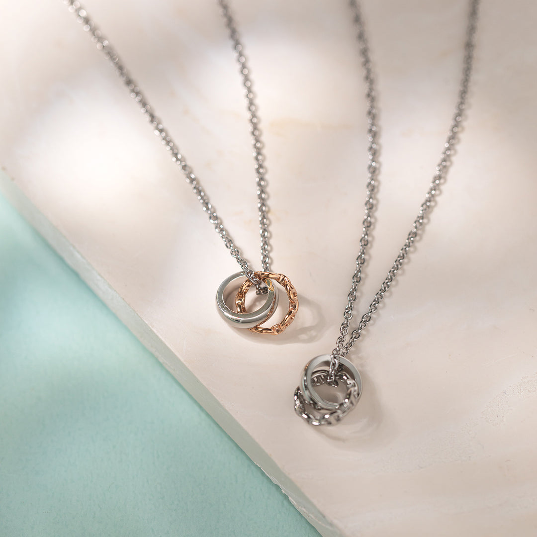 WEB限定】ステンレス ペアネックレス（メンズ）（サージカルステンレス