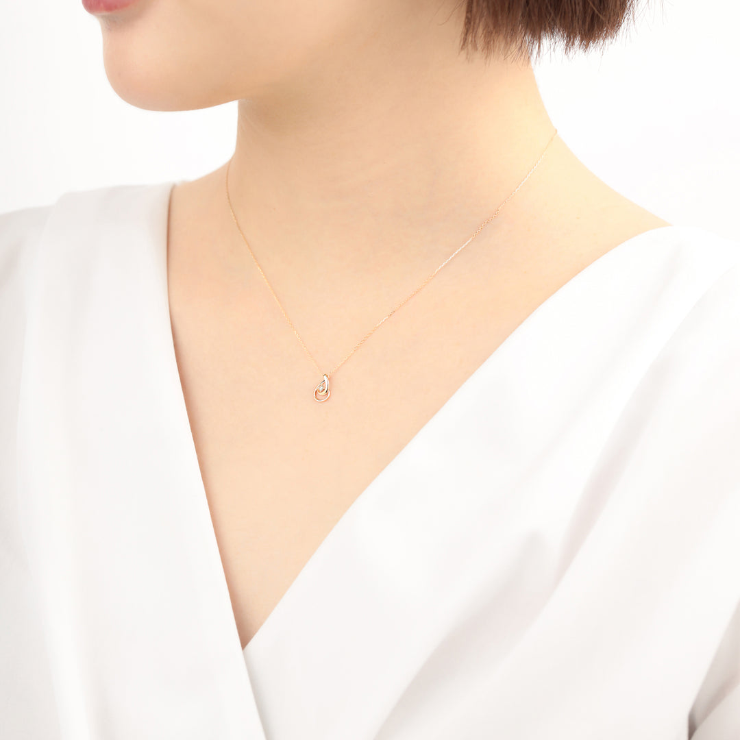 【naru】エステール◆K10◆シトリンダイヤ【3way】ネックレス bloomonline_0452-1186-0012-