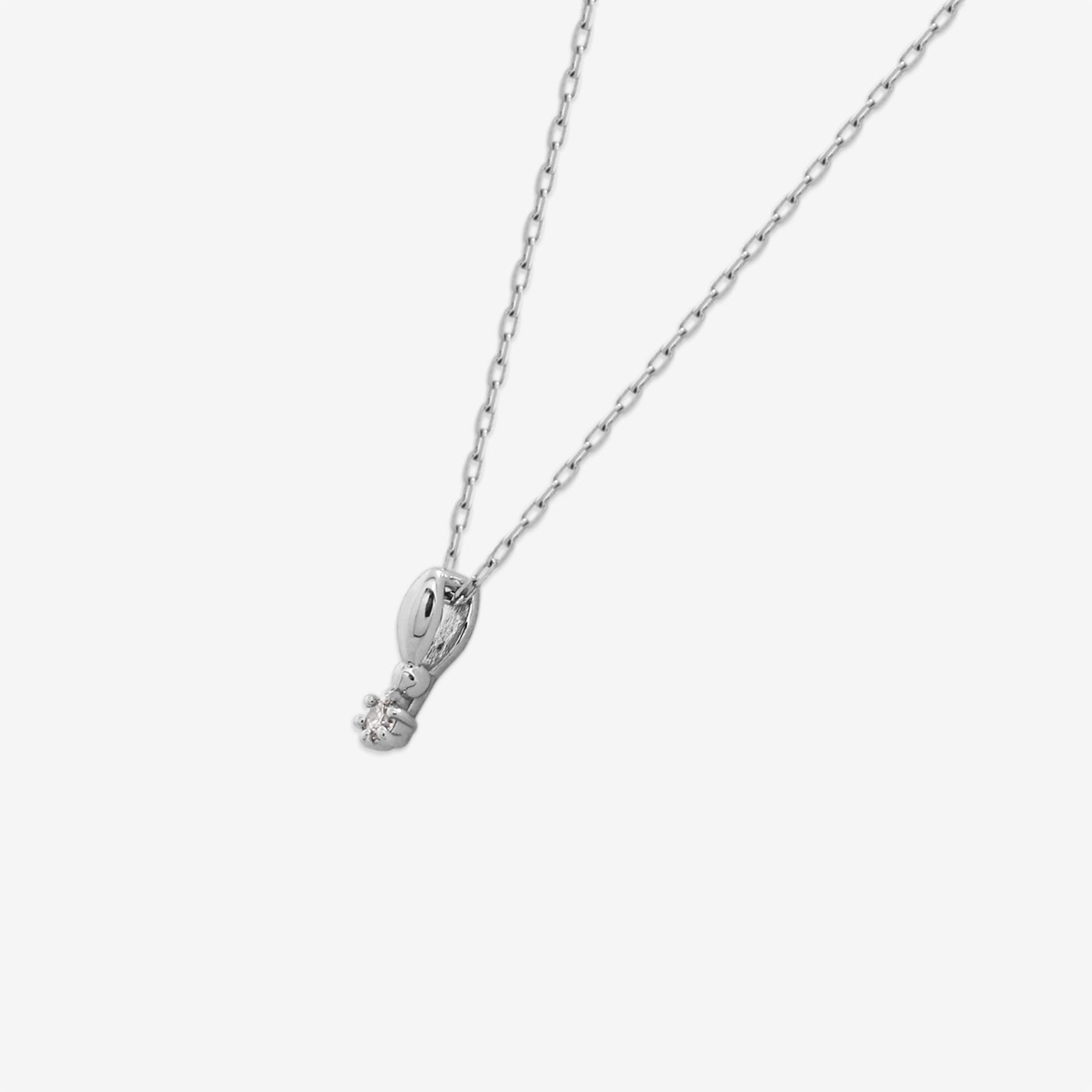 【WEB限定】K10 ホワイトゴールド ダイヤモンド ネックレス