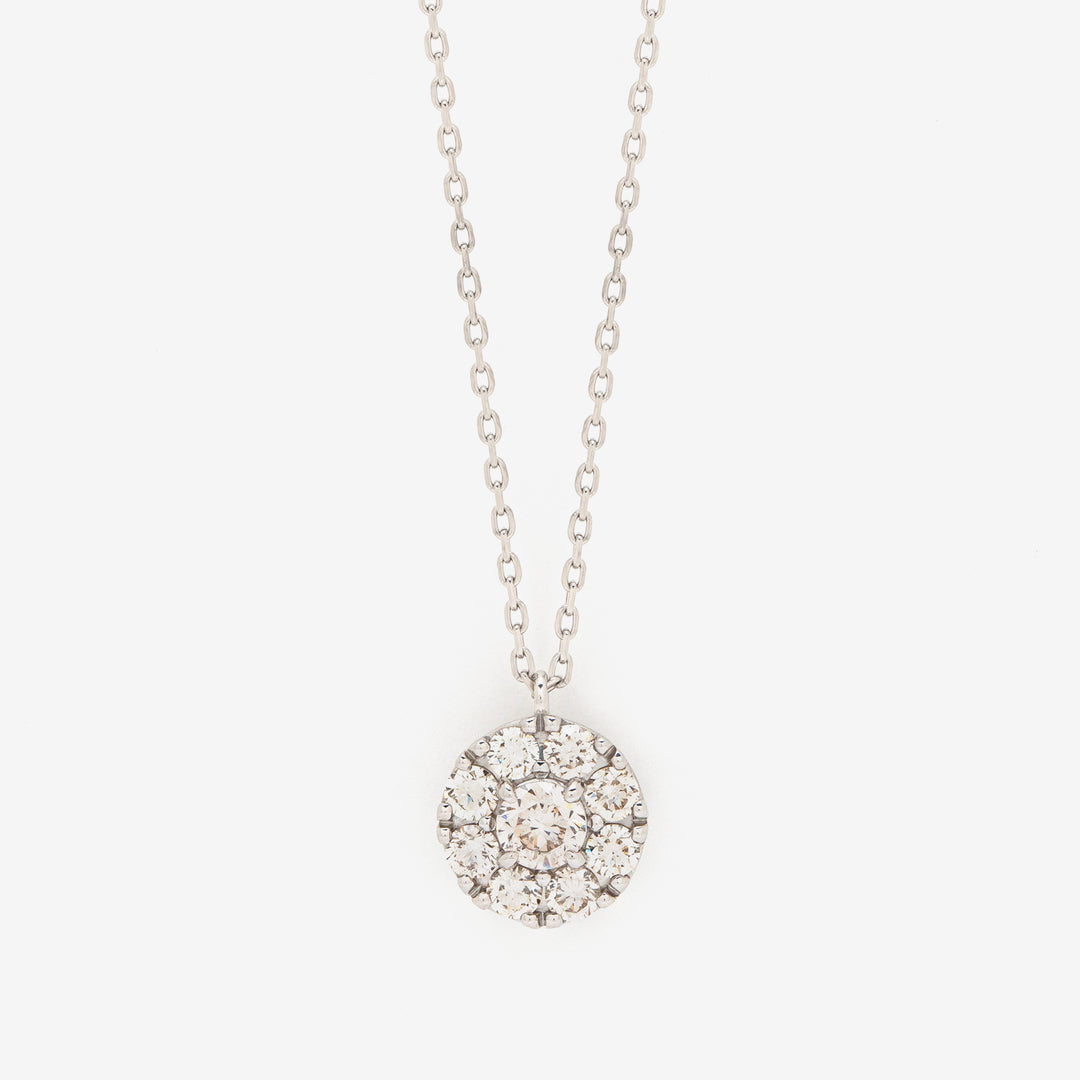 プラチナ ダイヤモンド ネックレス（0.5ct） （9843991642414