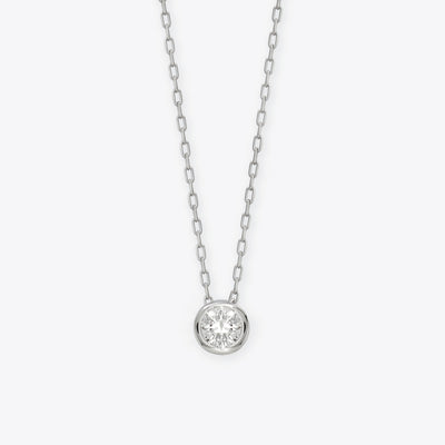 プラチナ ダイヤモンド ネックレス<H&C証明カード/スコープ付>