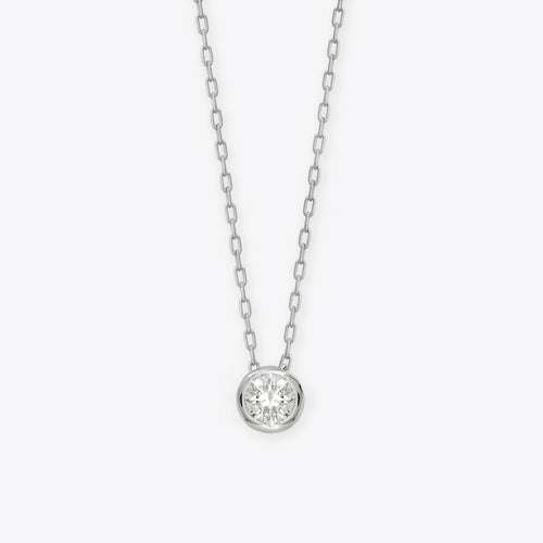 プラチナ ダイヤモンド ネックレス<H&C証明カード/スコープ付>