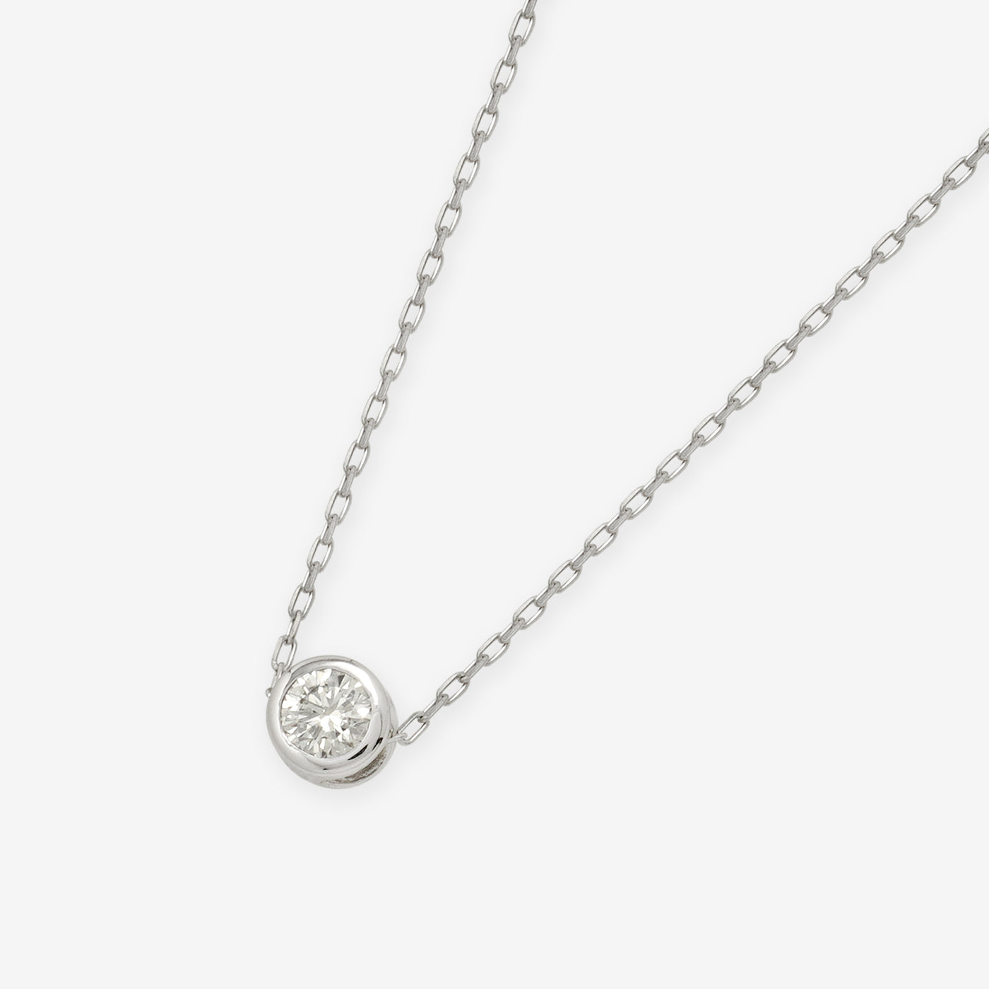 プラチナ ダイヤモンド ネックレス<H&C証明カード/スコープ付>