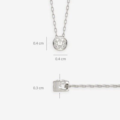 プラチナ ダイヤモンド ネックレス<H&C証明カード/スコープ付>