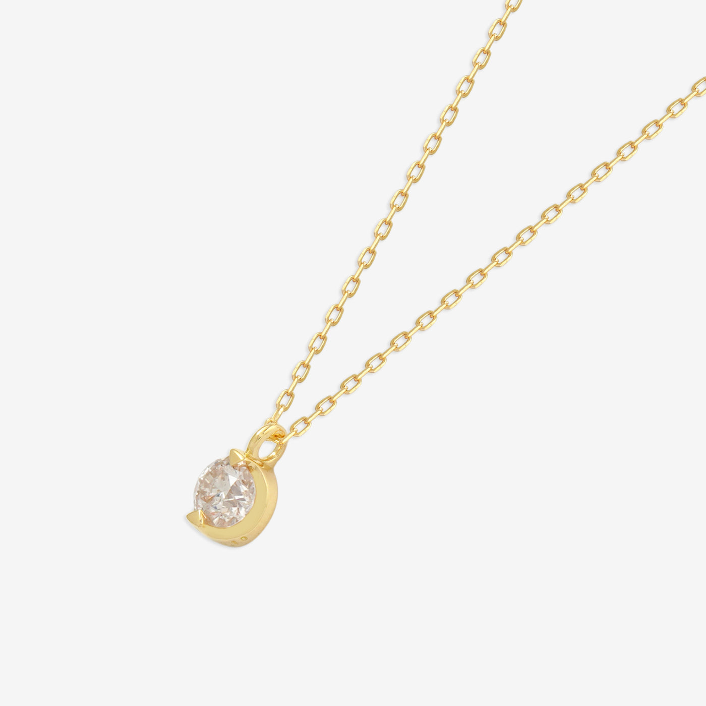 K18 イエローゴールド ダイヤモンド ネックレス