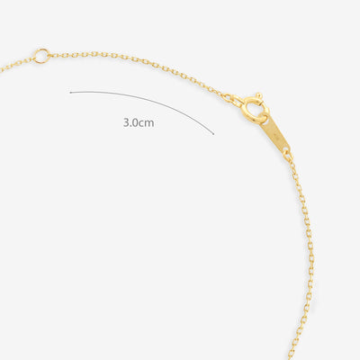 K18 イエローゴールド ダイヤモンド ネックレス