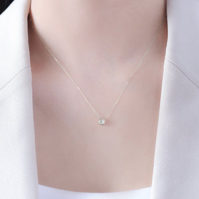 プラチナ ダイヤモンド 馬蹄 ネックレス