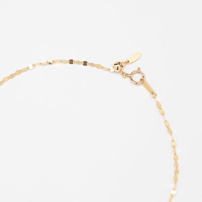 K18 イエローゴールド ダイヤモンド ネックレス（0.1ct）