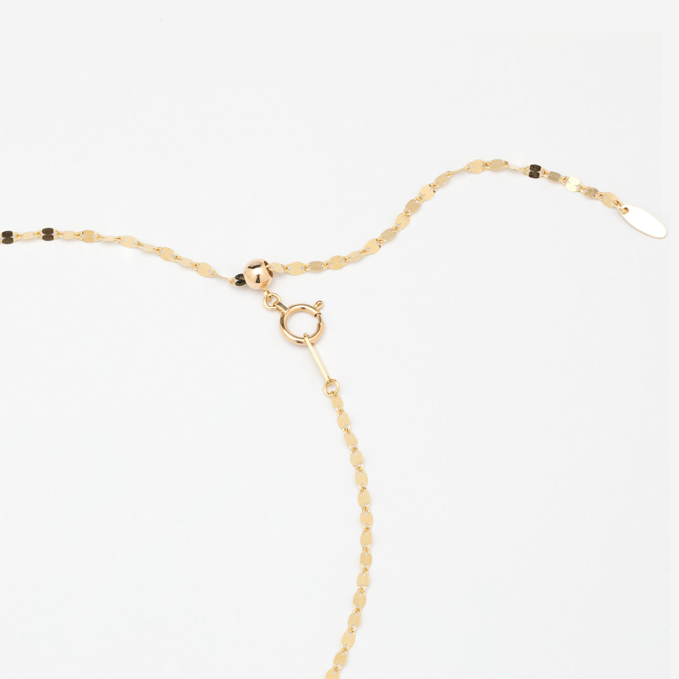 K18 イエローゴールド ダイヤモンド ネックレス（0.1ct）