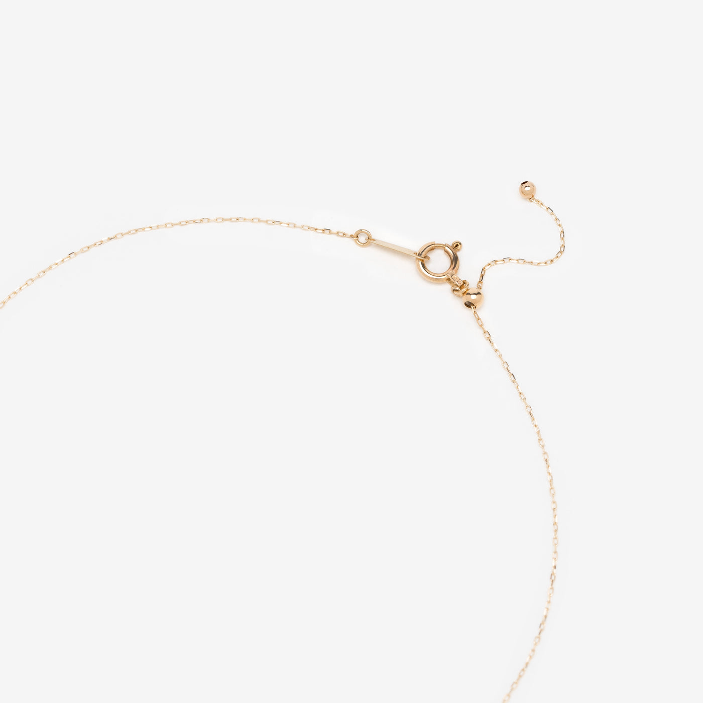 K10 イエローゴールド ダイヤモンド ネックレス