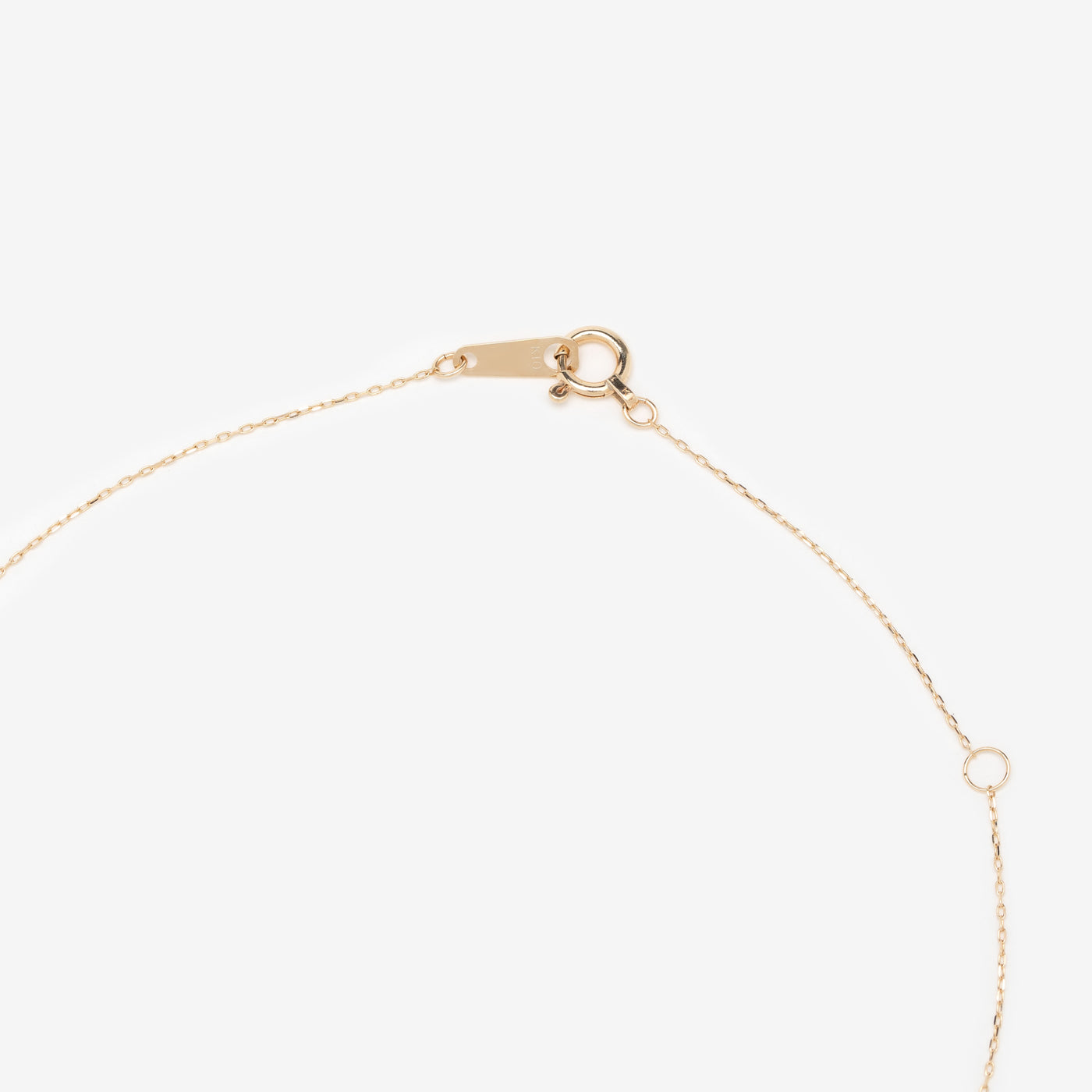 K10 イエローゴールド ダイヤモンド ネックレス