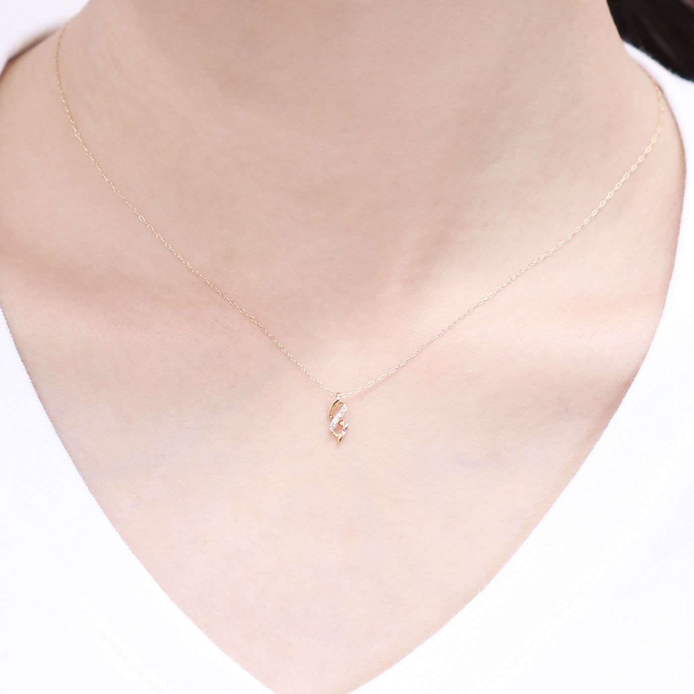 【WEB限定】K18 イエローゴールド ダイヤモンド ネックレス