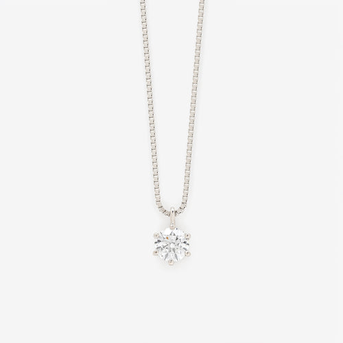 プラチナ ダイヤモンド ネックレス（0.30ct）<鑑定/スコープ付>
