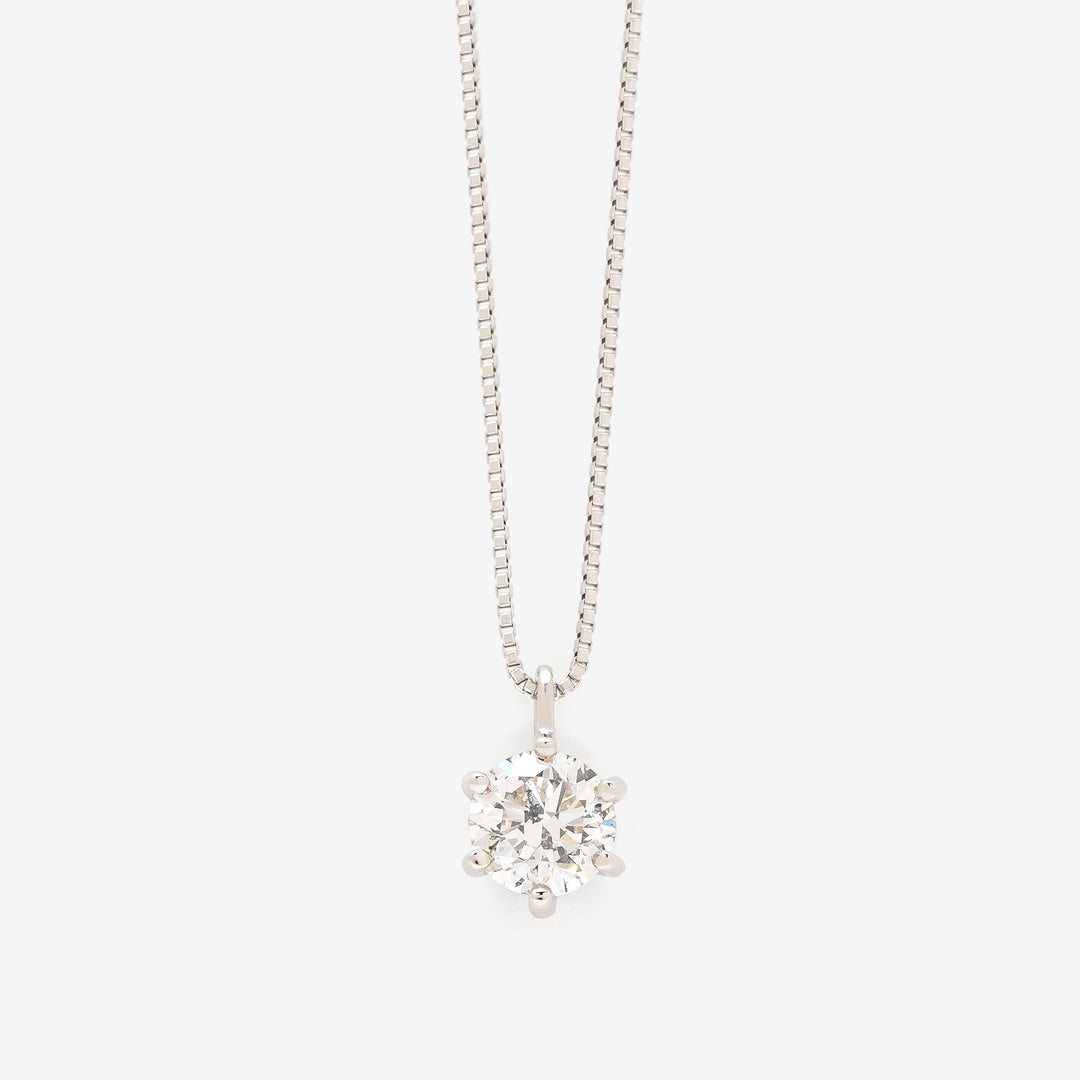 プラチナ ダイヤモンド ネックレス（0.5ct） （10353916379438
