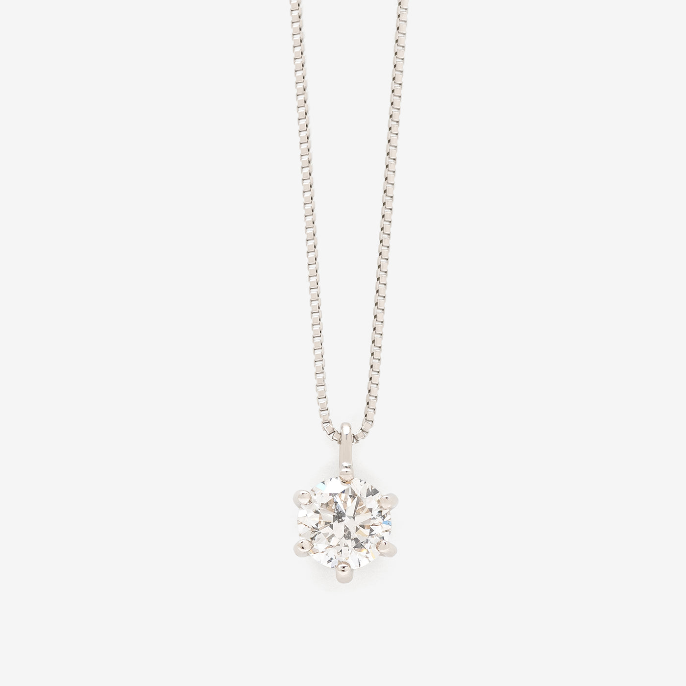 プラチナ ダイヤモンド ネックレス（0.5ct） （10353916346670