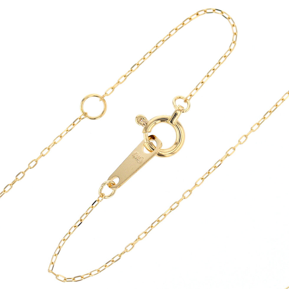 WEB限定】K10 イエローゴールド ダイヤモンド 馬蹄 ネックレス