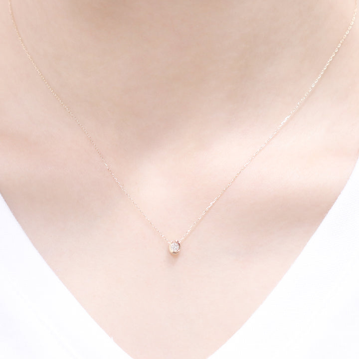 WEB限定】K10 イエローゴールド ダイヤモンド 馬蹄 ネックレス