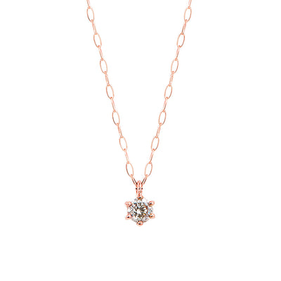 【WEB限定】K18 ピンクゴールド ダイヤモンド ネックレス（0.06ct）