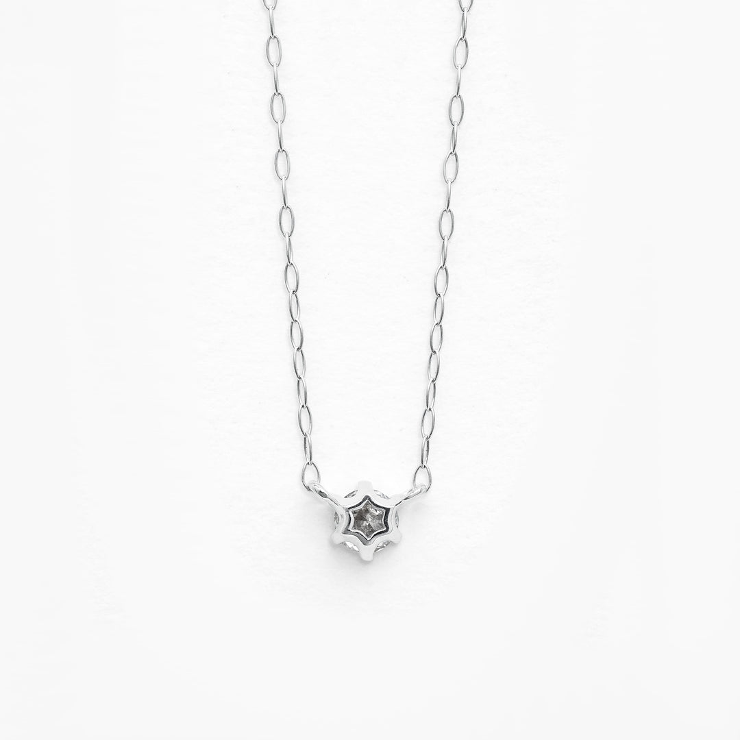 WEB限定】K18 ホワイトゴールド ダイヤモンド ネックレス（0.15ct