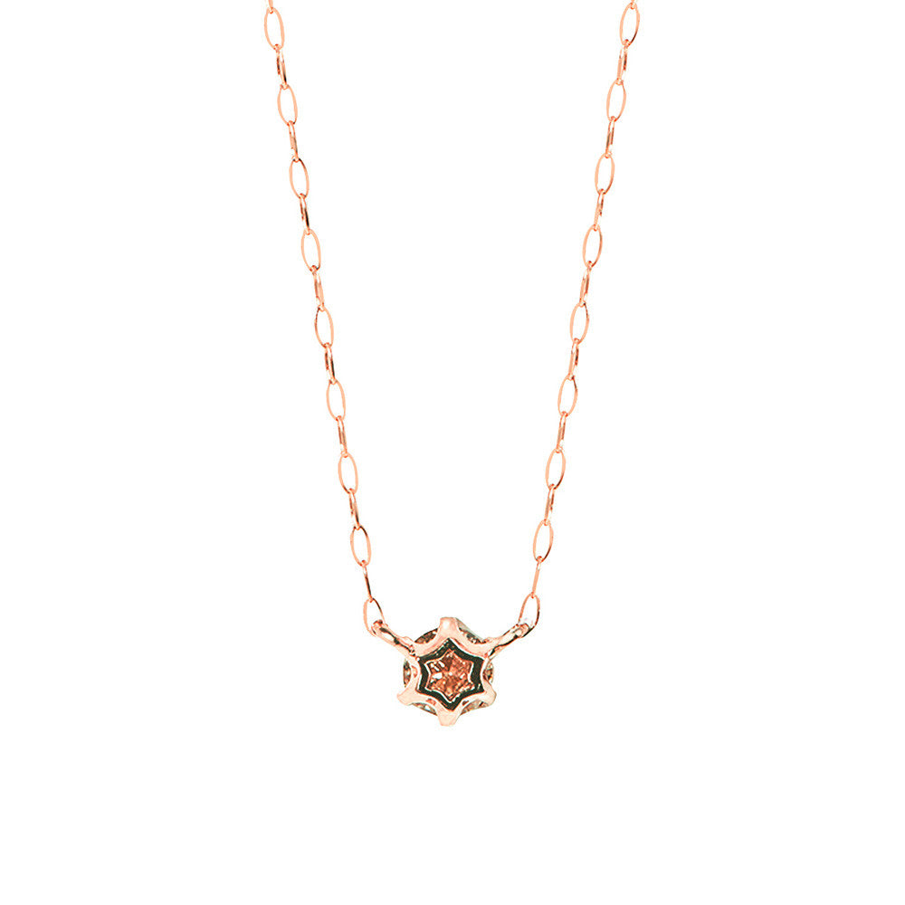 【WEB限定】K18 ピンクゴールド ダイヤモンド ネックレス（0.15ct）